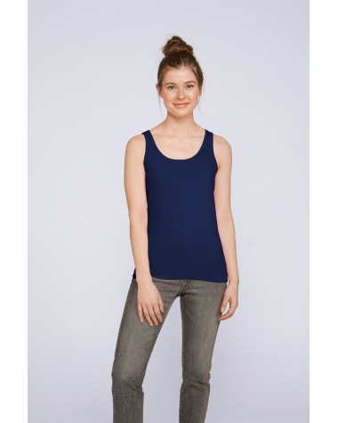 T-shirt GILDAN Softstyle® Fitted Ladies' Tank Top voor bedrukking &amp; borduring