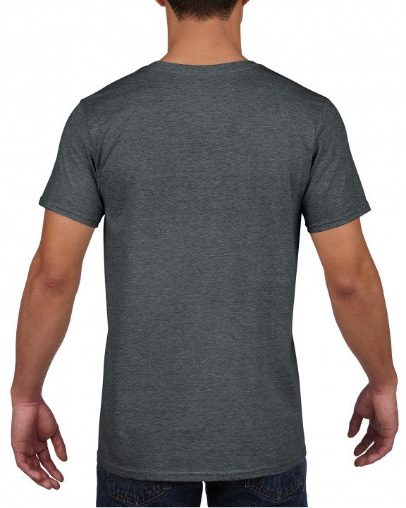 T-shirt GILDAN Softstyle Euro Fit Adult V-neck T-shirt voor bedrukking &amp; borduring