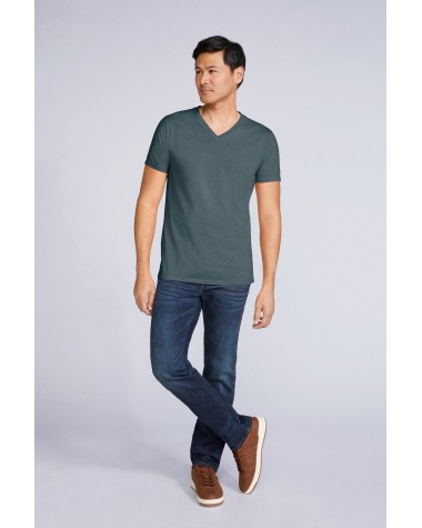 T-shirt personnalisable GILDAN T-shirt homme col v Softstyle